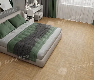 Ламинат Альпайн Флор Ориджинал Ёлочка 8 мм Дуб Фландрия (Alpine Floor Original Herringbone) — фото 4