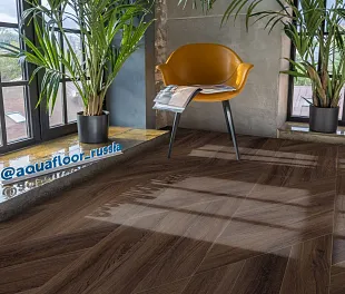 Кварц-винил (ПВХ плитка) Аквафлор Паркет Шеврон Клеевой AF2559PGCh (Aquafloor Parquet Chevron Glue)