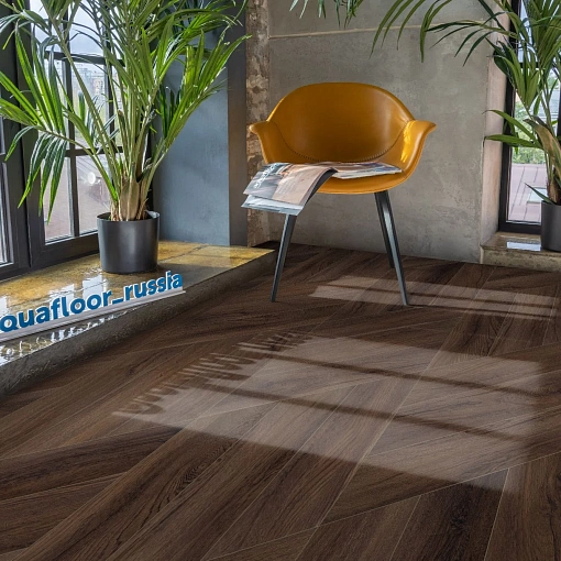 Кварц-винил (ПВХ плитка) Аквафлор Паркет Шеврон Клеевой AF2559PGCh (Aquafloor Parquet Chevron Glue)