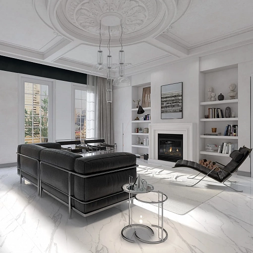 Кварц-винил (ПВХ плитка) Montblanс Камень Миглос (Stone)