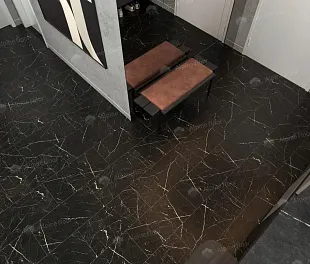 Кварц-винил (ПВХ плитка) Альпайн Флор Камень МинералКор СПС ЕСО 4-27 Неро (Alpine Floor STONE SPC MINERAL CORE) — фото 2