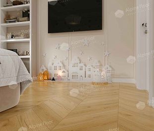 Кварц-винил (ПВХ плитка) Альпайн Флор Шеврон Альпайн СПС ECO 18-20 Тёплый Caldo (Alpine Floor CHEVRON ALPINE SPC) — фото 3