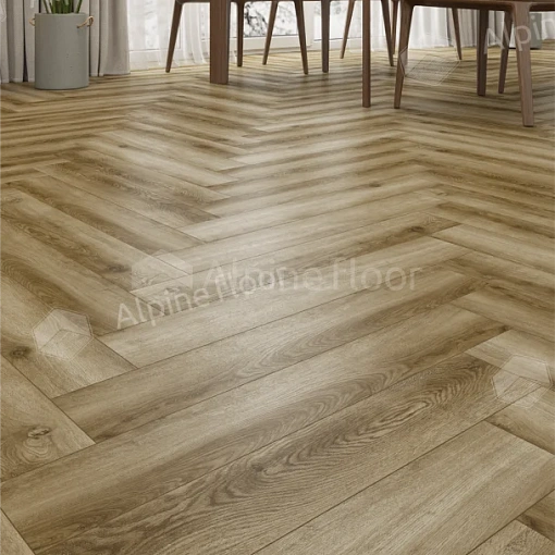 Ламинат Альпайн Флор Ориджинал Ёлочка 12 Про Дуб Марсель (Alpine Floor Original Herringbone Pro)