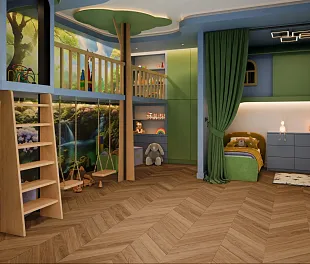 Кварц-винил (ПВХ плитка) ДамиФлор Шеврон DF09-Ch Монсоро (Chevron Damy Floor) — фото 5