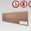 Плинтус Теквуд Орех Найт (80*10) (Teckwood)