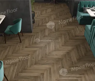 Ламинат Альпайн Флор Ориджинал Ёлочка 12 Про Дуб Анжу (Alpine Floor Original Herringbone Pro) — фото 4