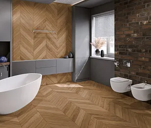 Кварц-винил (ПВХ плитка) ДамиФлор Шеврон DF09-Ch Монсоро (Chevron Damy Floor) — фото 3