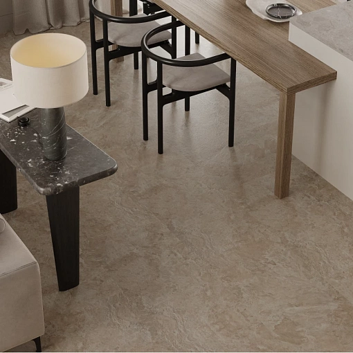 Кварц-винил (ПВХ плитка) СПС Винилам Керамо Клик Камень 81222 Аравийский Камень (SPC Vinilam Ceramo Click Stone)