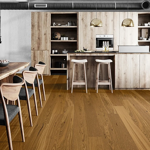 Паркетная доска Барлинек Гранде Дуб Каштан (Barlinek Grande Chestnut)