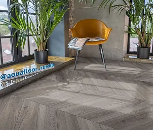 Кварц-винил (ПВХ плитка) Аквафлор Паркет Шеврон Клеевой AF2553PGCh (Aquafloor Parquet Chevron Glue)