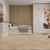 Кварц-винил (ПВХ плитка) КронаФлор Ёлочка 4V Дуб Дижон H010 (CronaFloor Herringbone)