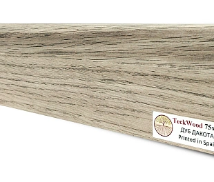 Плинтус Теквуд Дуб Дакота (75*16) (Teckwood)