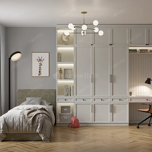 Кварц-винил (ПВХ плитка) Норланд Лагом Паркет Вариг 1033-7 (Norland Lagom Parquet Varig)