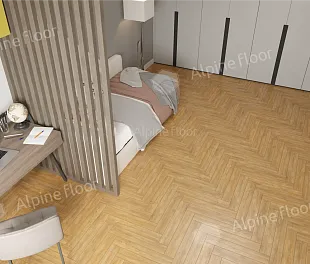 Ламинат Альпайн Флор Ориджинал Ёлочка 12 Про Дуб Тулуза (Alpine Floor Original Herringbone Pro) — фото 4