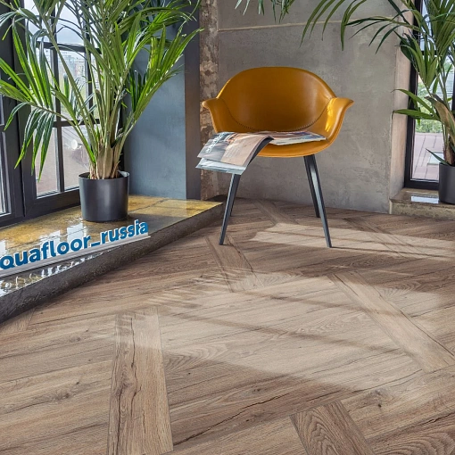 Кварц-винил (ПВХ плитка) Аквафлор Паркет Клеевой AF2506PG (Aquafloor Parquet Glue)